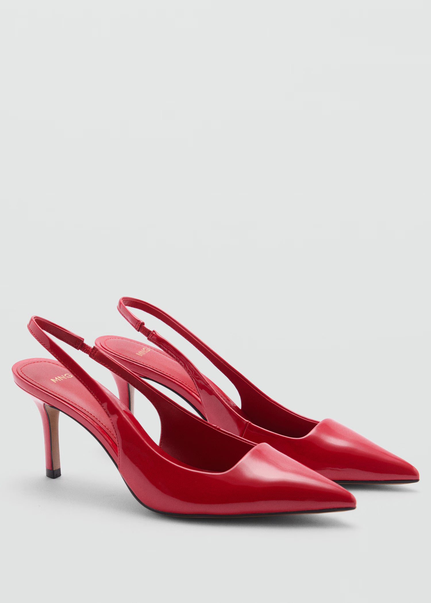 RED PATENT HEEL