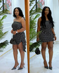 POLKA DOT MINI DRESS