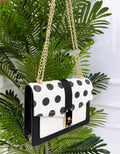 ALDO BLACK POLKA BAG