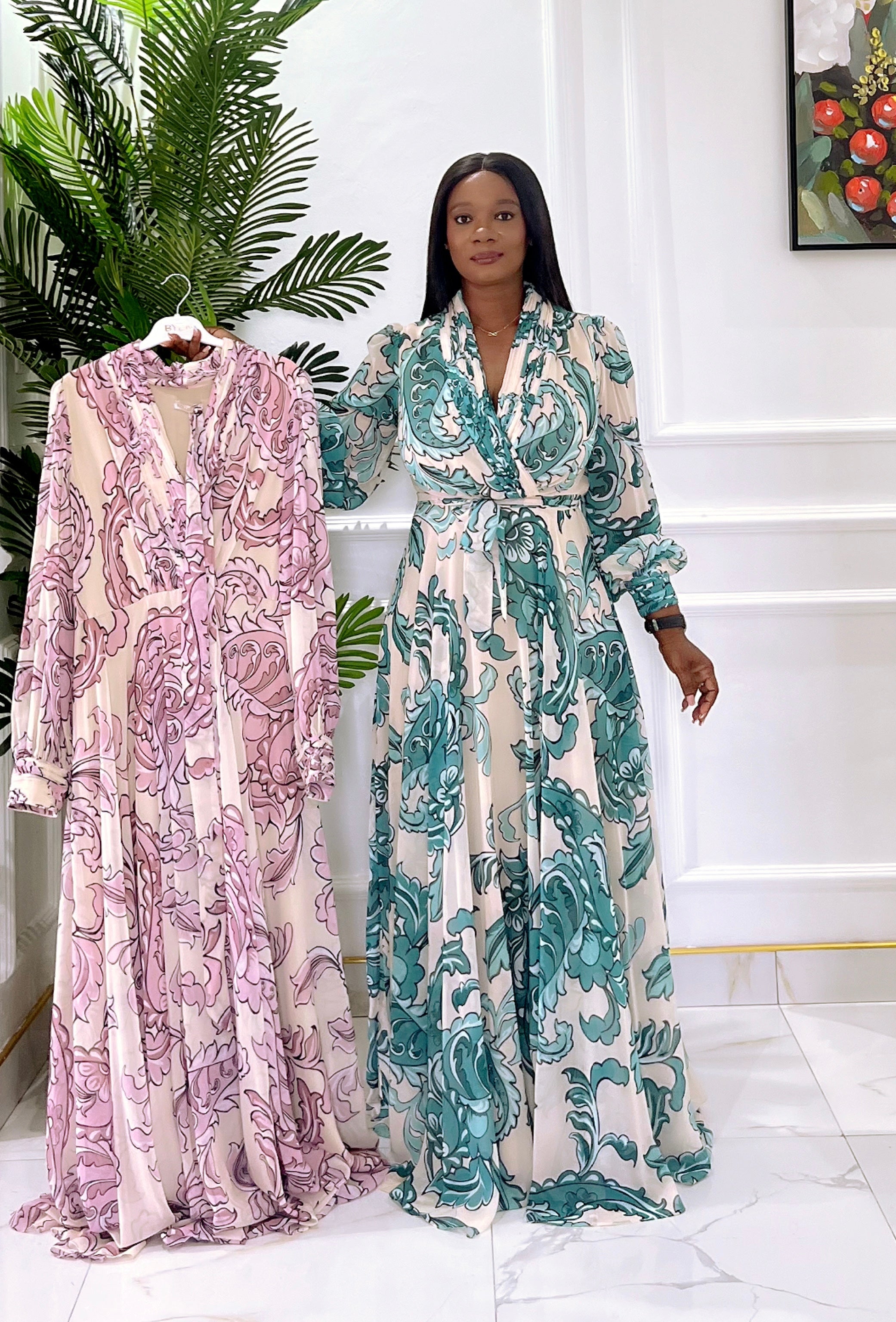 LAILA MAXI FLORAL DRESS