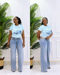 WAIST CUT JEANS