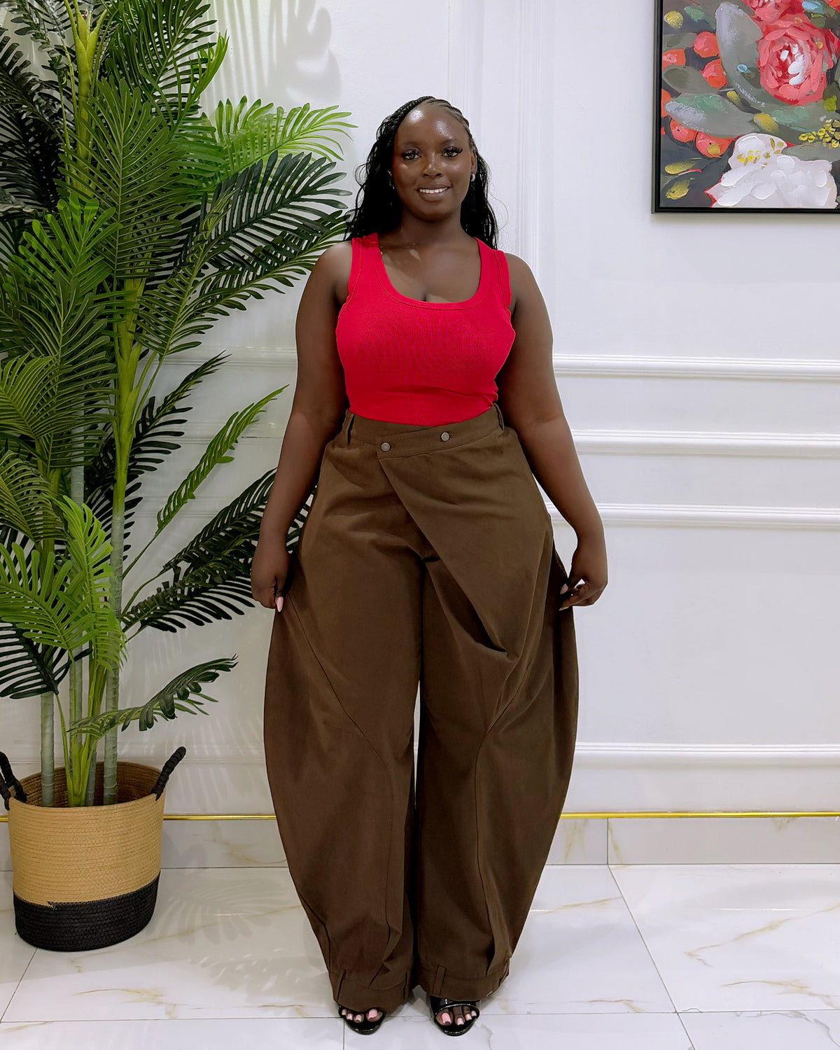 BARREL LEG PANT