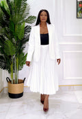 DELA WHITE SKIRT SUIT