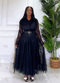 MAYS BLACK LACE DRESS