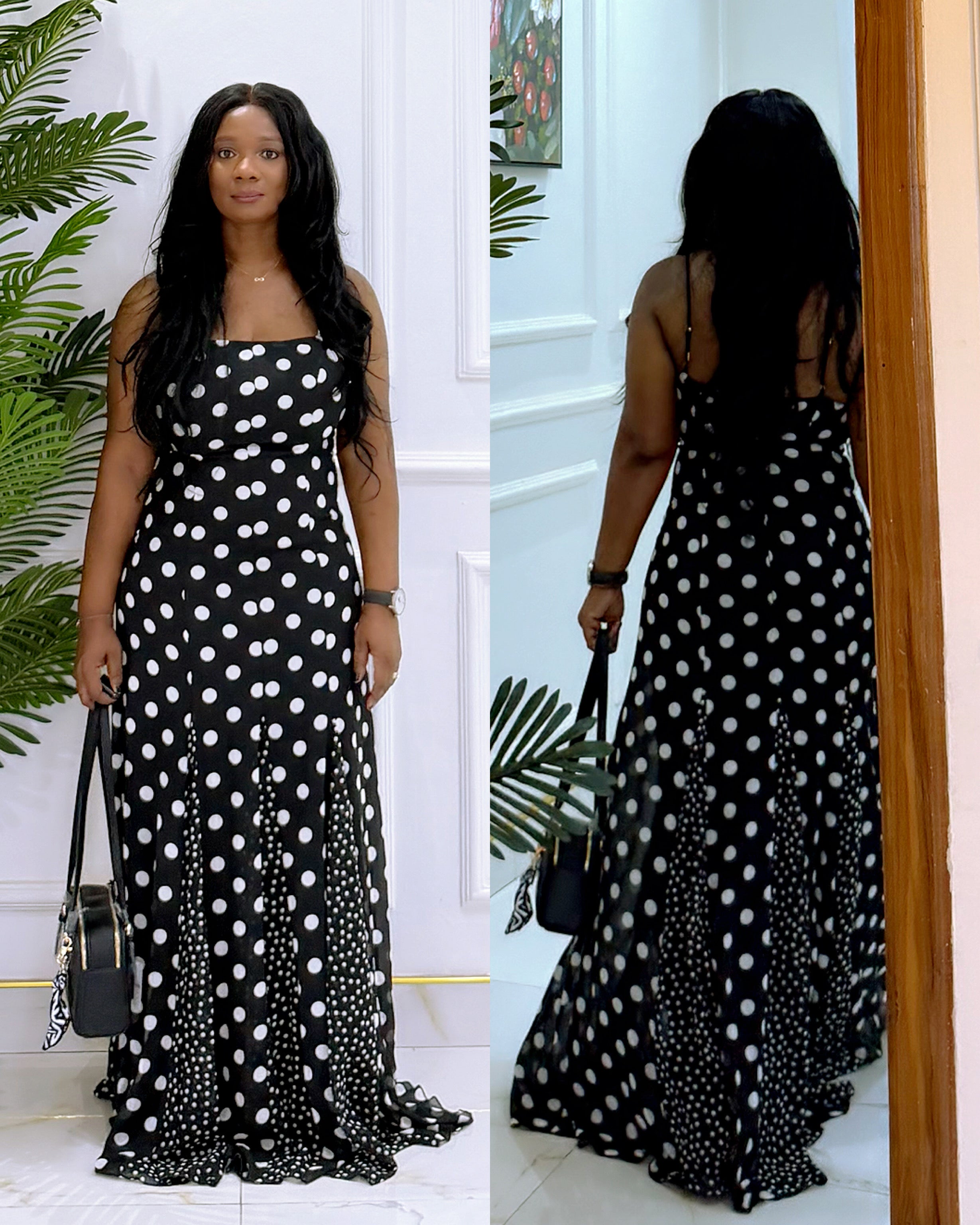 SANDY POLKA DRESS