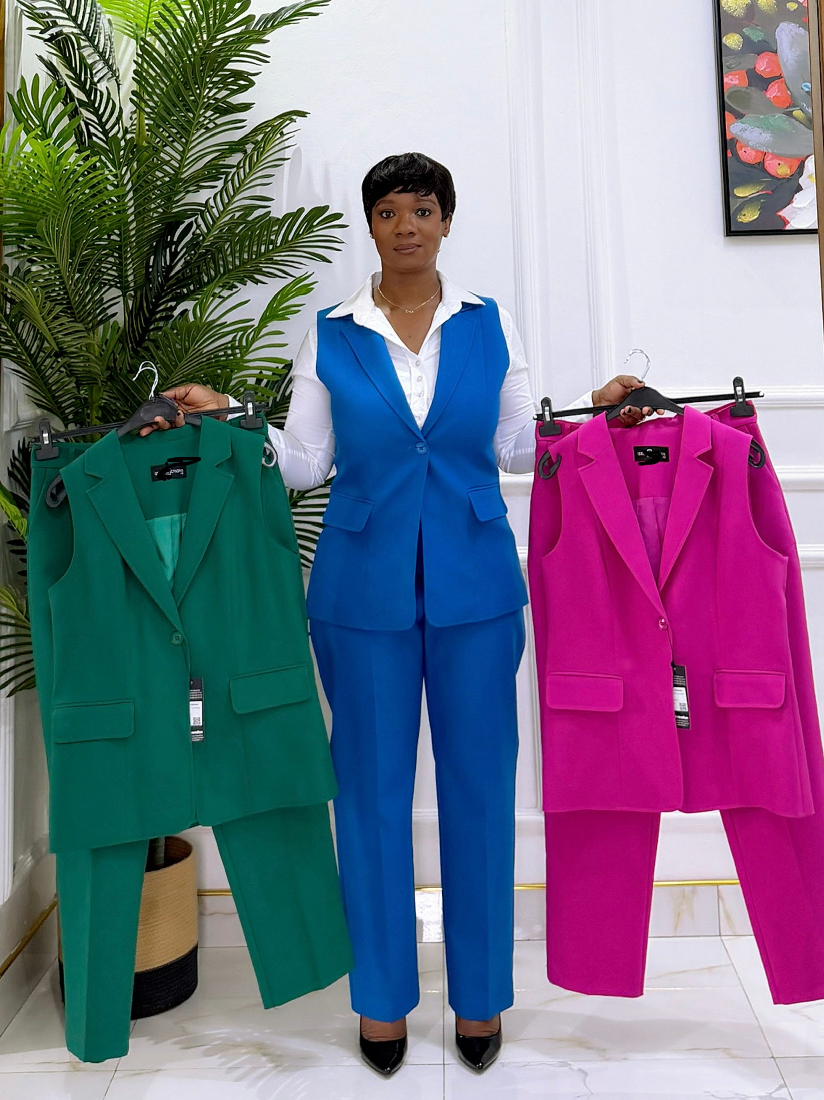 VEST PANT SET