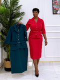 LILIAN BELTED DRESS