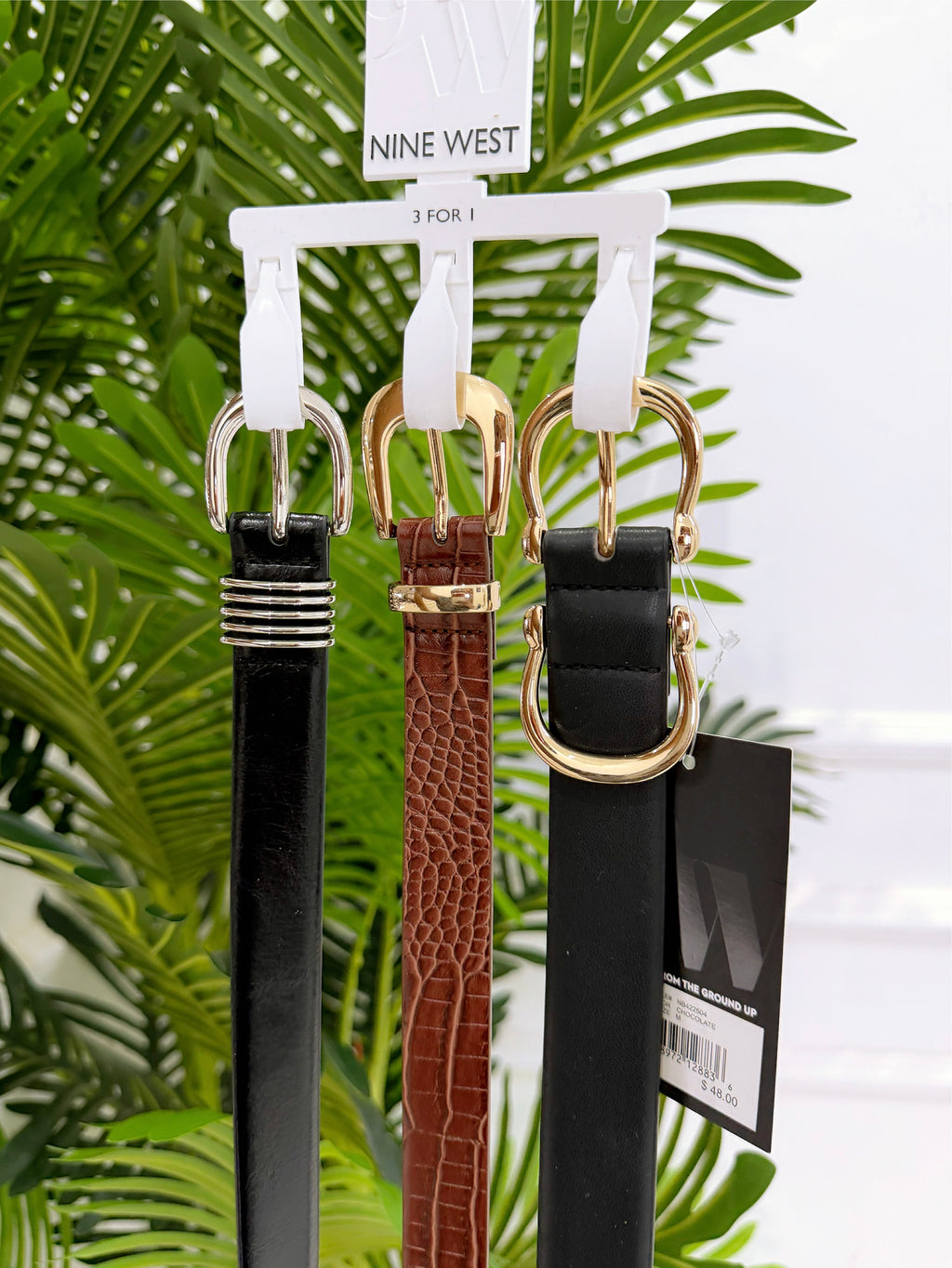 NINE WEST BELT SET