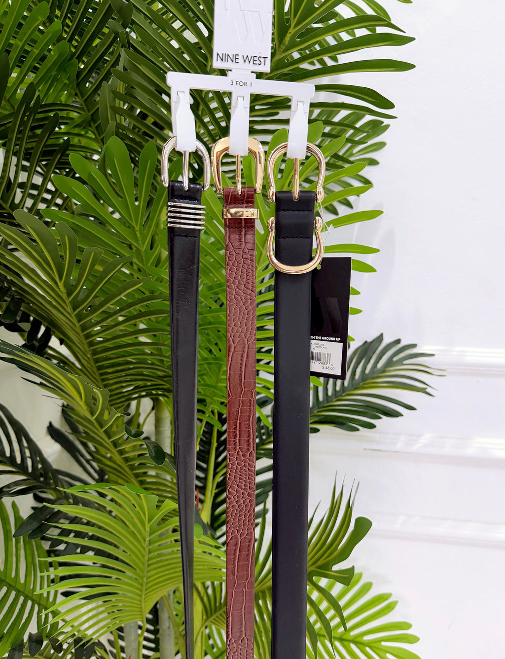 NINE WEST BELT SET