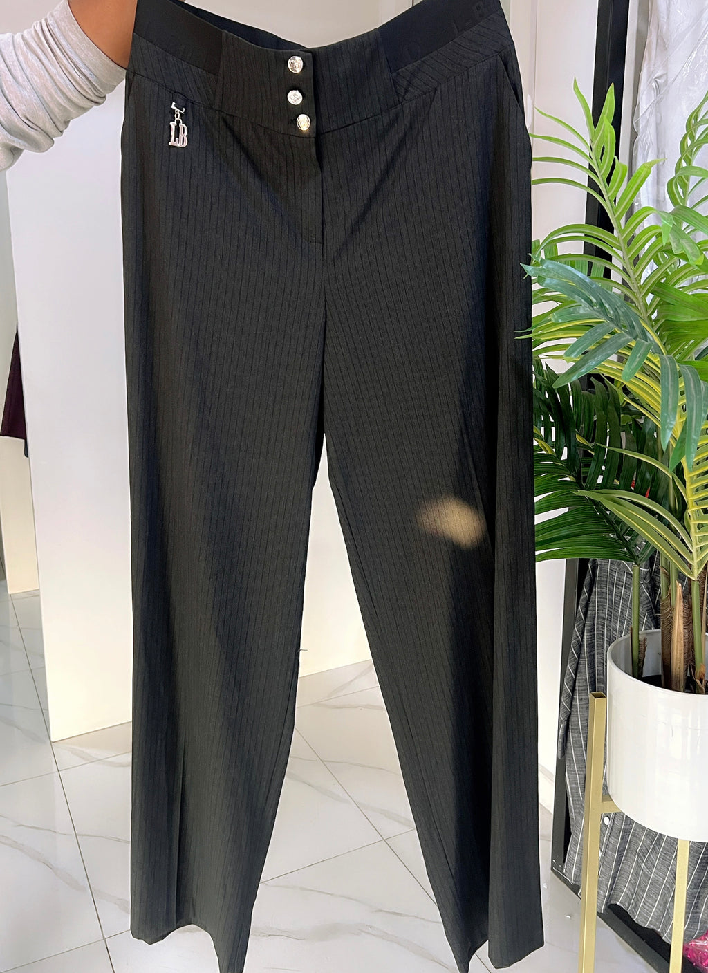 DORA STRIPPED OFFICE PANT