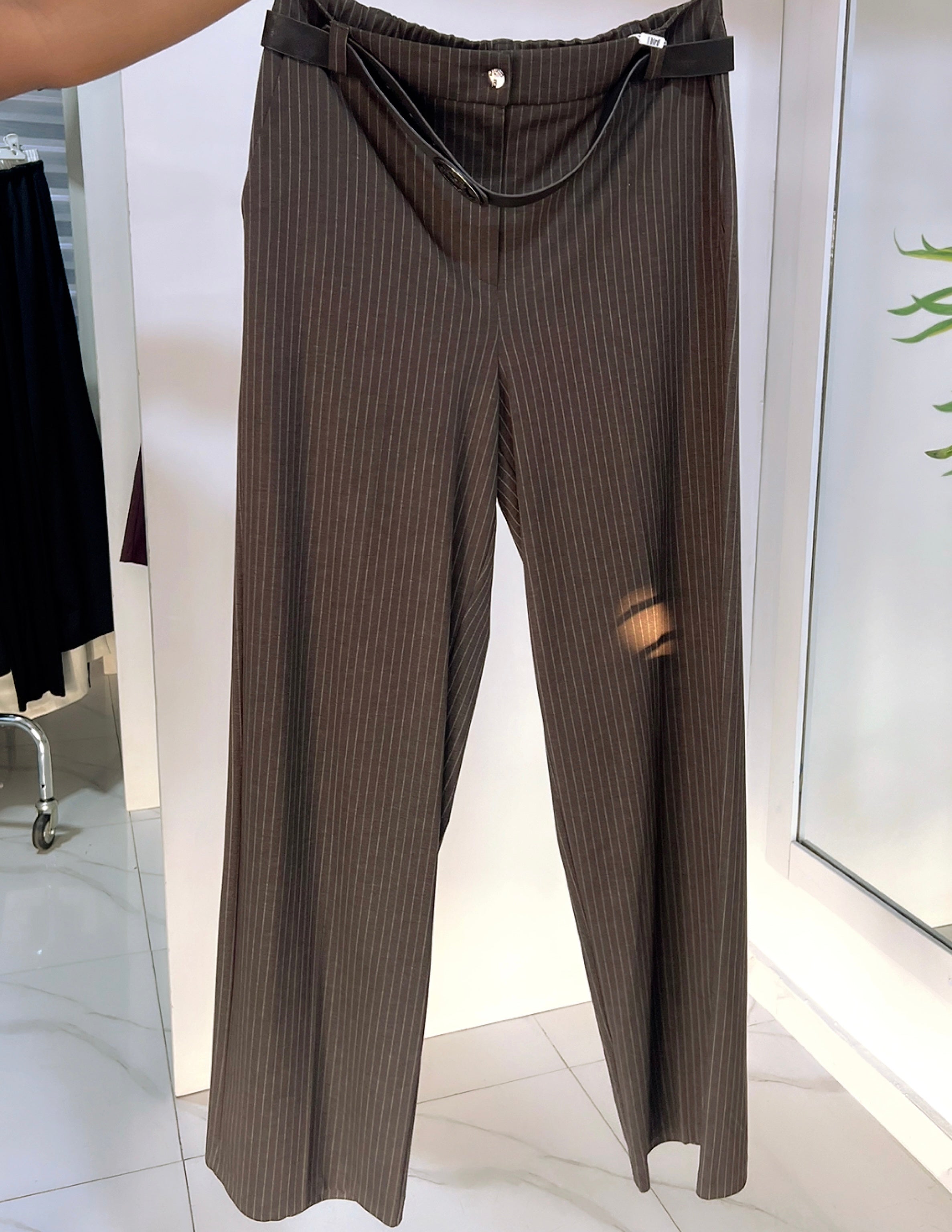 NANCY STRIPPED OFFICE PANT