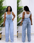 EVE DENIM OVERALL