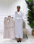 OLIVIA CROP VEST AND SKIRT