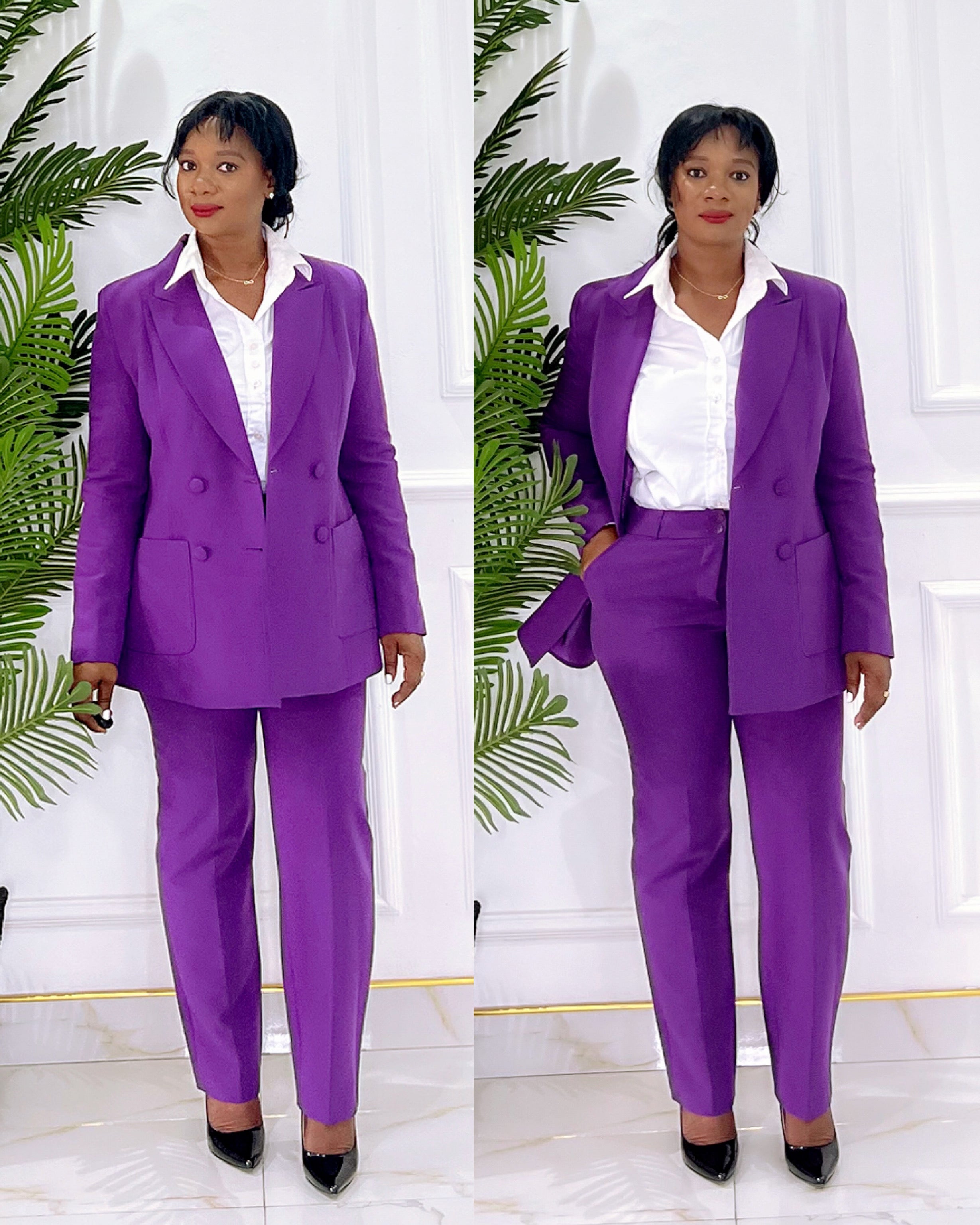 AUDERY PURPLE SUIT