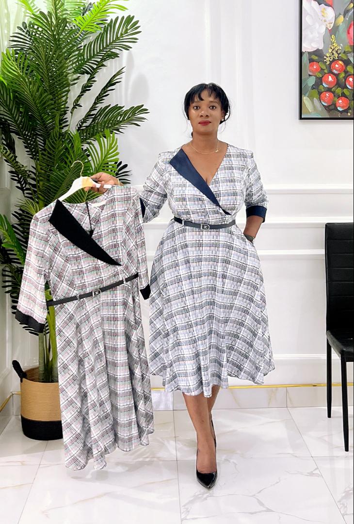 FAFA MULTICOLORED DRESS