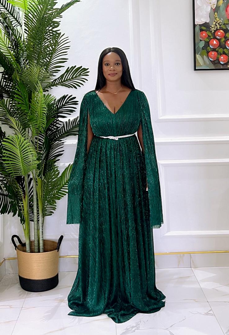 EMERALD GREEN MAXI DRESS