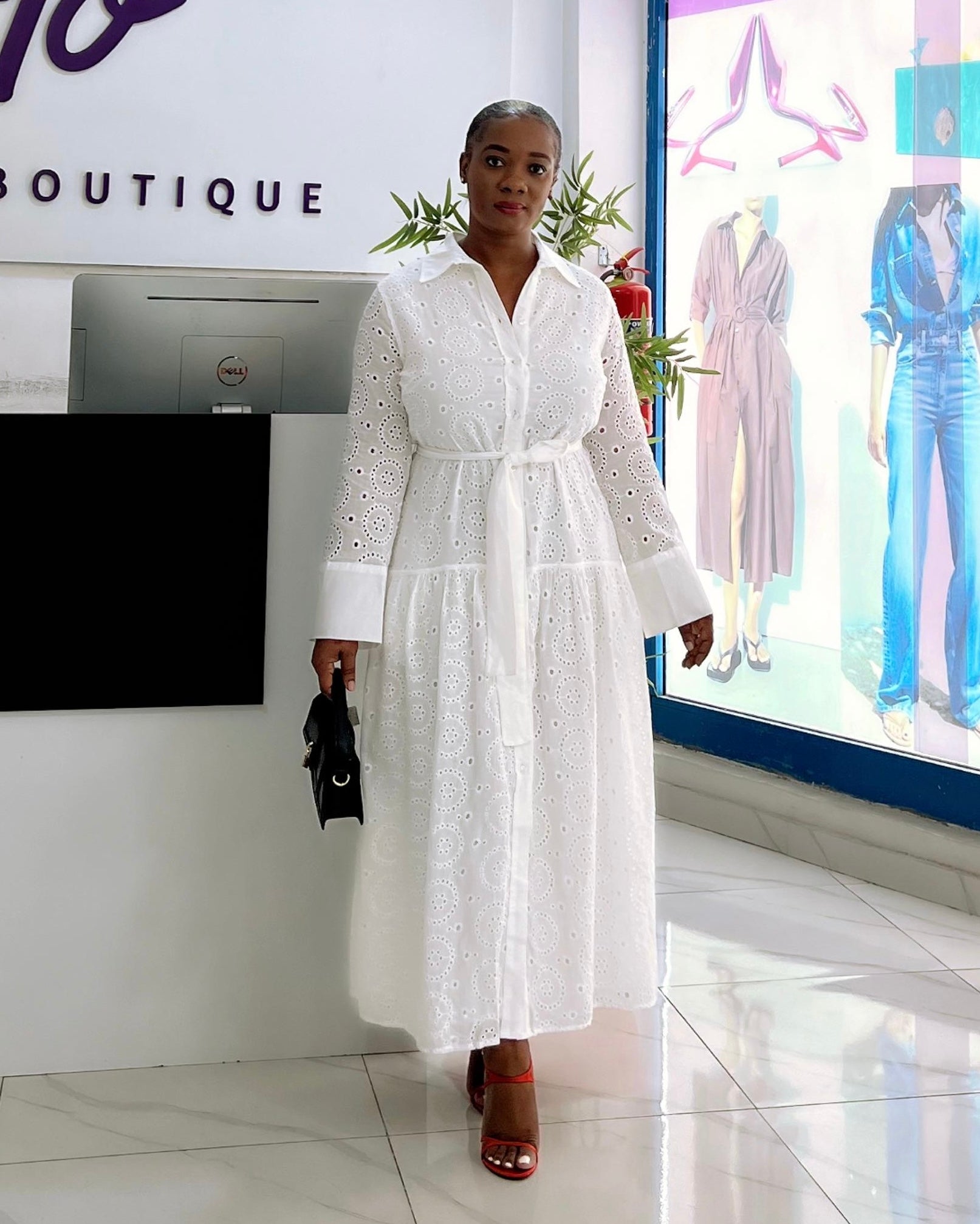 KISH WHITE LACE DRESS