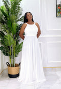 PURITY WHITE MAXI DRESS